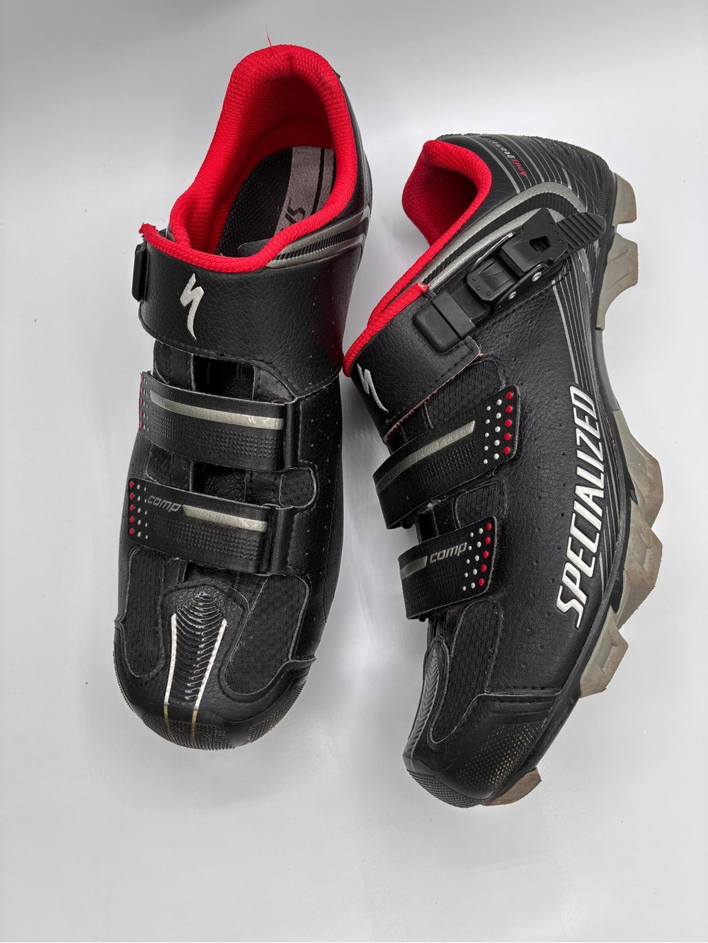 Specialized CompMTB Men’s Black Cycling Shoes with Red Lining